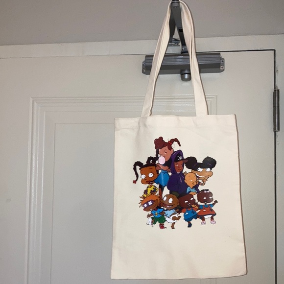 Custom made cartoon tote bag 😍host-pick! - Picture 1 of 4